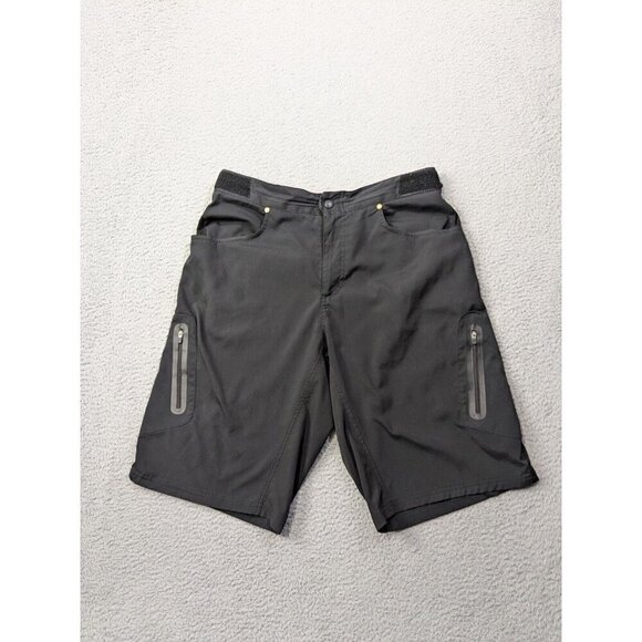Zoic Shorts Large Zip Cargo Bike MTB Mountain Cycling Trail  Outdoor Black - Picture 1 of 16